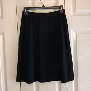 St. John black knit skirt
